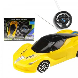 Cotxe esportiu Rc de plàstic 2CH barat per a nens Coche Teledirigido a escala 1/24 Cotxe de joguina remot clàssic per a nens