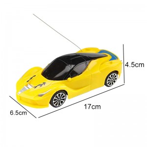 Cheap 2CH Plastic Rc Sport Car Children Boys Coche Teledirigido 1/24 Scale Classic Remote Toy Car For Kids