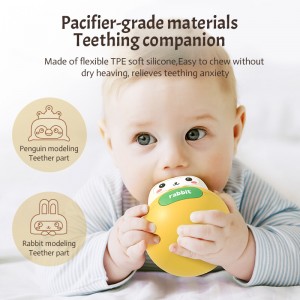 Montessori Baby Teether Tummy Time Wobbler Jucării Animale Roly-Poly Jucărie Sugari Drăguț Desene Animat Iepure/Pingguin Tumbler Jucărie