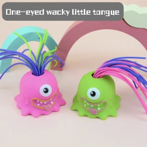 Novelty Gift Pull Its Hair Makes It Scream Fun Doll Stress Anxiety Reliever Fidget Squishy Toys Screaming Monster Toys for Kids