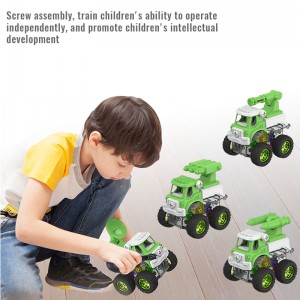 Dětské inženýrské/hasičské/vojenské série Zúčastněte se stavebnicového vozítka pro montáž šroubů pro děti