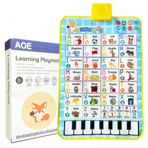Kids Enlighten Electric Learning Alphabet Talking Poster Toy Sound Speech Read Number Piano Play Educational Talking Wall Chart