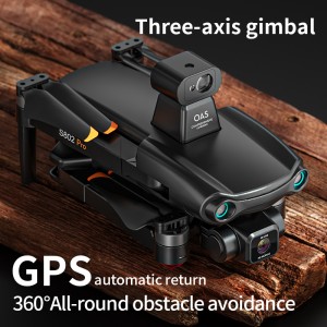 S802 Long Distance Remote Control Quadcopter Follow Me Gesture Photography Video Recording Foldable Drone Toy with Camera & GPS