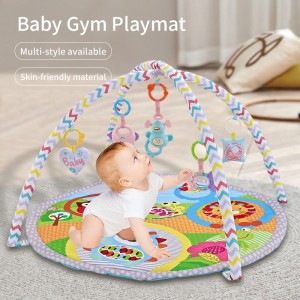 Newborn Gift Infant Tummy Time Activity Mat Toddler Fitness Rack Play Gym Soft Eco Friendly Baby Play Mat for Wholesale