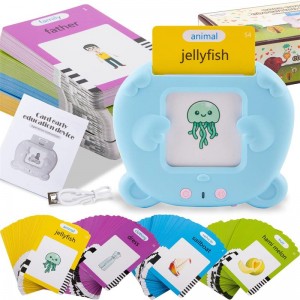 Educational Montessori Talking Flash Card 224 Sight Words English Learning Speech Therapy Machine Toy for Kids