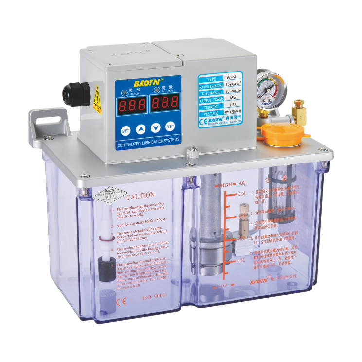 2019 wholesale price Electric Thin Oil Lubrication Pump - BT-A14(Resin) Thin oil lubrication pump with digital display – Baoteng
