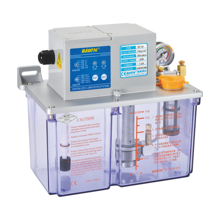 OEM Customized Manual lubrication pump - BTA-B14(Resin) Timing thin oil lubrication pump – Baoteng