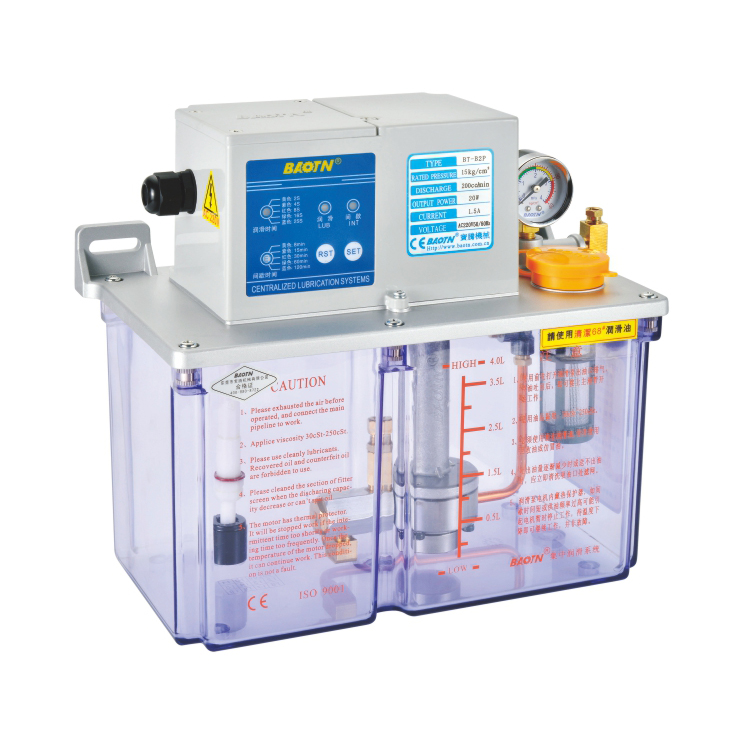OEM Manufacturer Automatic cnc machine lubrication pump - BT-B2P4(Resin) Timing thin oil lubrication pump – Baoteng