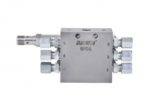 Distribuidor de graxa GPC para sistema de graxa de lubrificação