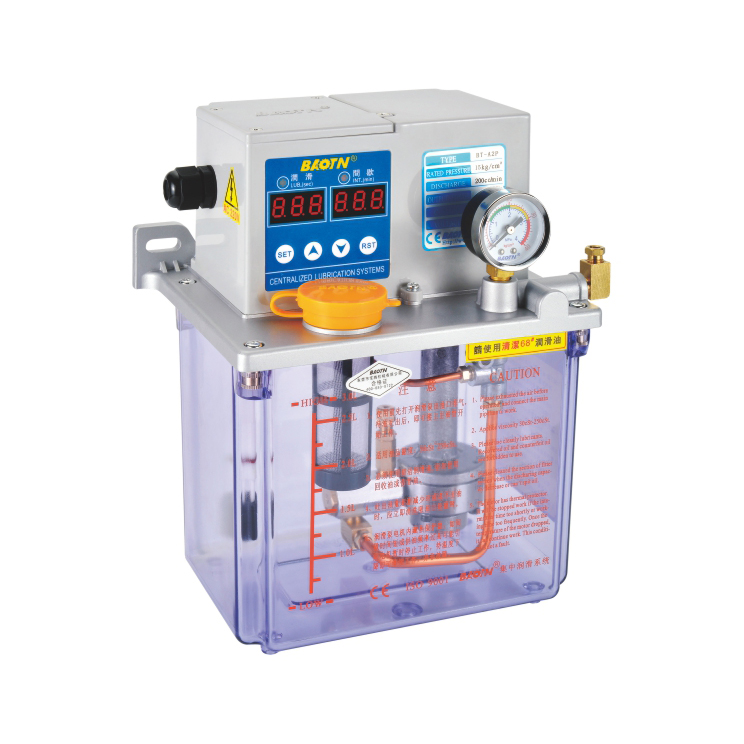 Free sample for High-Quality Lubrication Pump - BT-A2P3 Thin oil lubrication pump with digital display – Baoteng