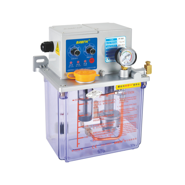 OEM/ODM Supplier Hydraulic Small Oil Pump - BTA-R2P3 Thin oil lubrication pump with variable adjustment knob – Baoteng