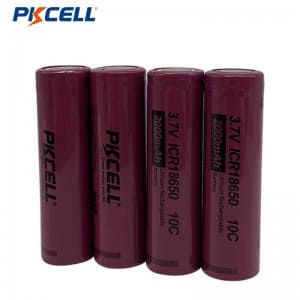 PKCELL high Discharge Rate 10c 18650 3.7v 1300mah–2500mah li-ion battery for electric equipment
