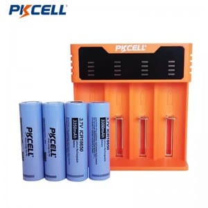 Bateria de lítio recarregável PKCELL 18650 3,7 V 3350 mAh