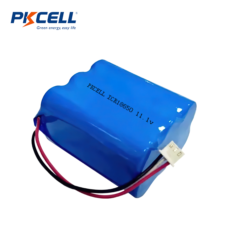 ICR18650 11.1V 4400-10000mAh Rechargeable Lithium Battery with PCM and Connector OEM/ODM