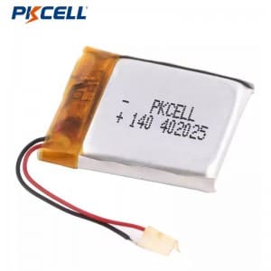 PKCELL LP402025 3.7v 140mah 160mah Rechargeable Lithium Polymer Battery Customized For GPS/GPRS