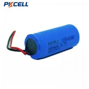 PKCELL li-on rechargeable battery 16340 700mah 600mah 10C 3.7v rechargeable battery