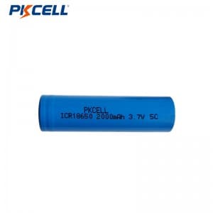PKCELL ICR18650 High rate 5C  2000mah Recyclable Lithium Ion Battery 18650 Battery
