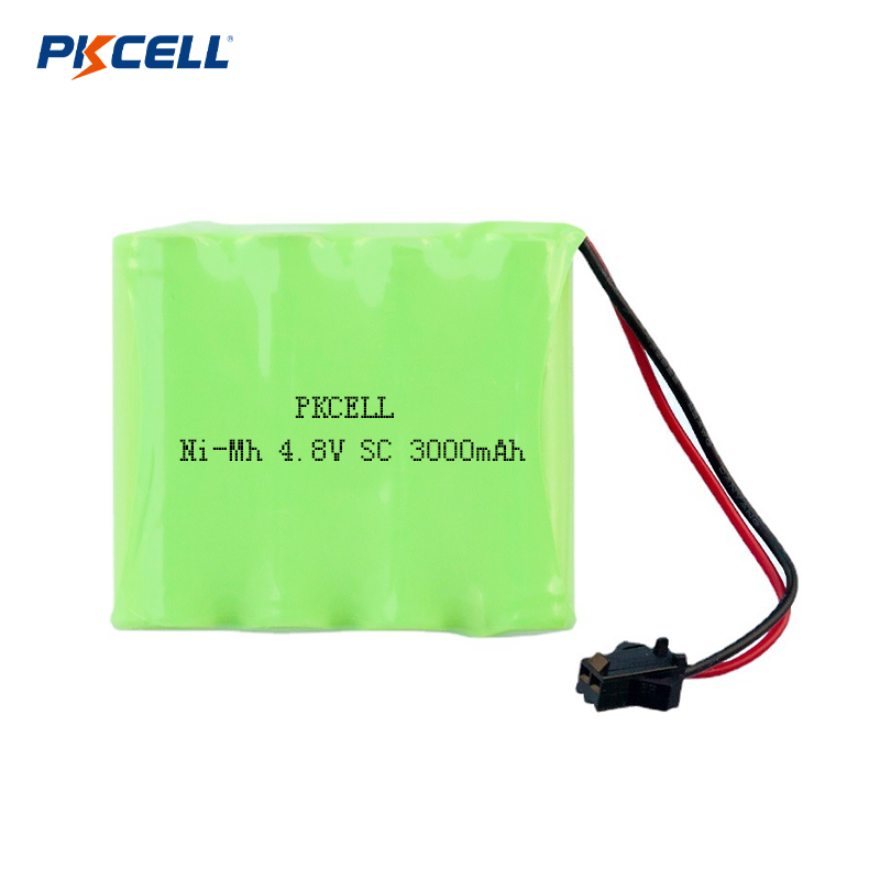 PKCELL Ni-MH 4.8V SC 3000mAh 충전식 배터리 팩 공장 가격