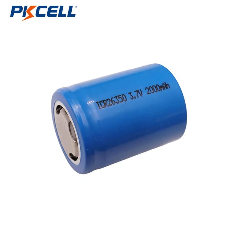 Výrobní cena 3,7V 5C 26350 1900mAh 2000mah vysokorychlostní dobíjecí lithiová baterie Velkoobchod