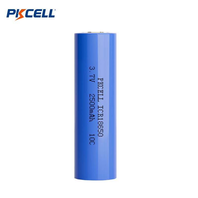 ICR18650 High Rate 10C 2500mah Recyclable Flat Top Li-Ion Battery Manufacturer