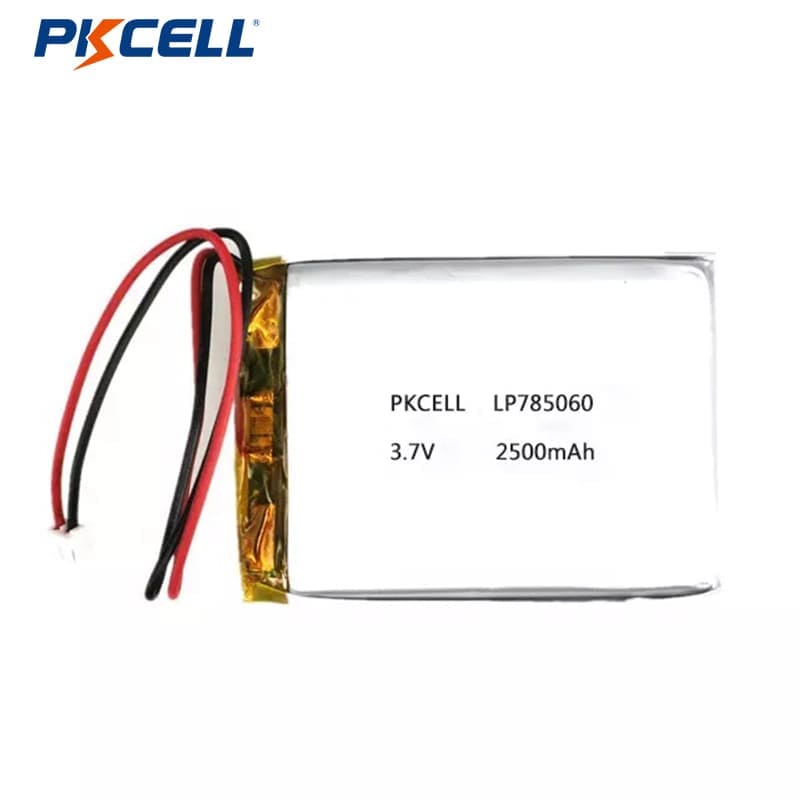 PKCELL 3.7v 2500mAh LP785060 Lipo Rechargeable Battery With PCM Featured Image