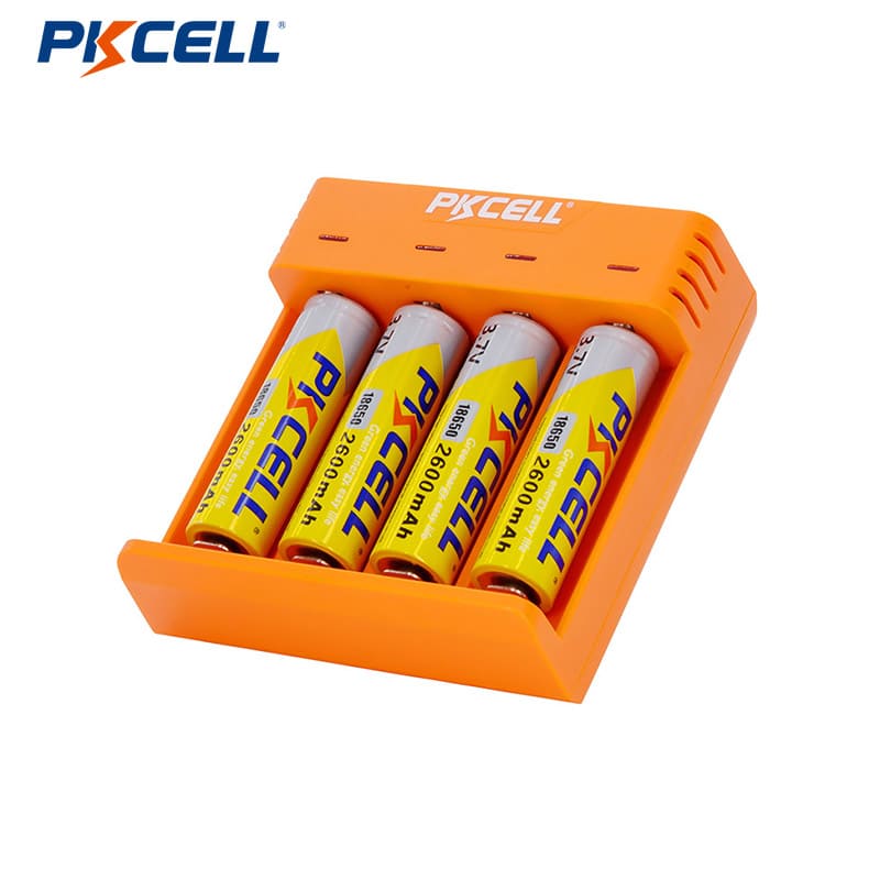 PKCELL 8241 Színes akkumulátoros gyorstöltő Li-ion töltő, mint power bank funkció