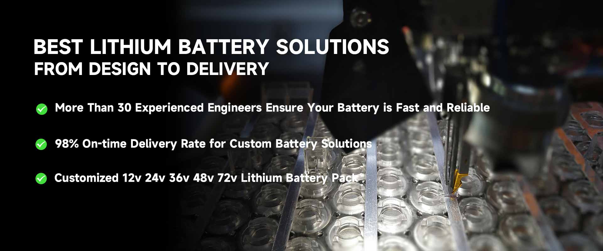 BEST LITHIUM BATTERY SOLUTIONS FROM DESIGN TO DELIVERY