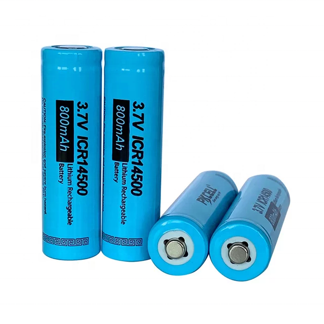 Batteria ricaricabile agli ioni di litio 14500 3.7v 800mah aa per utensili elettrici Batterie agli ioni di litio 14500 600mAh