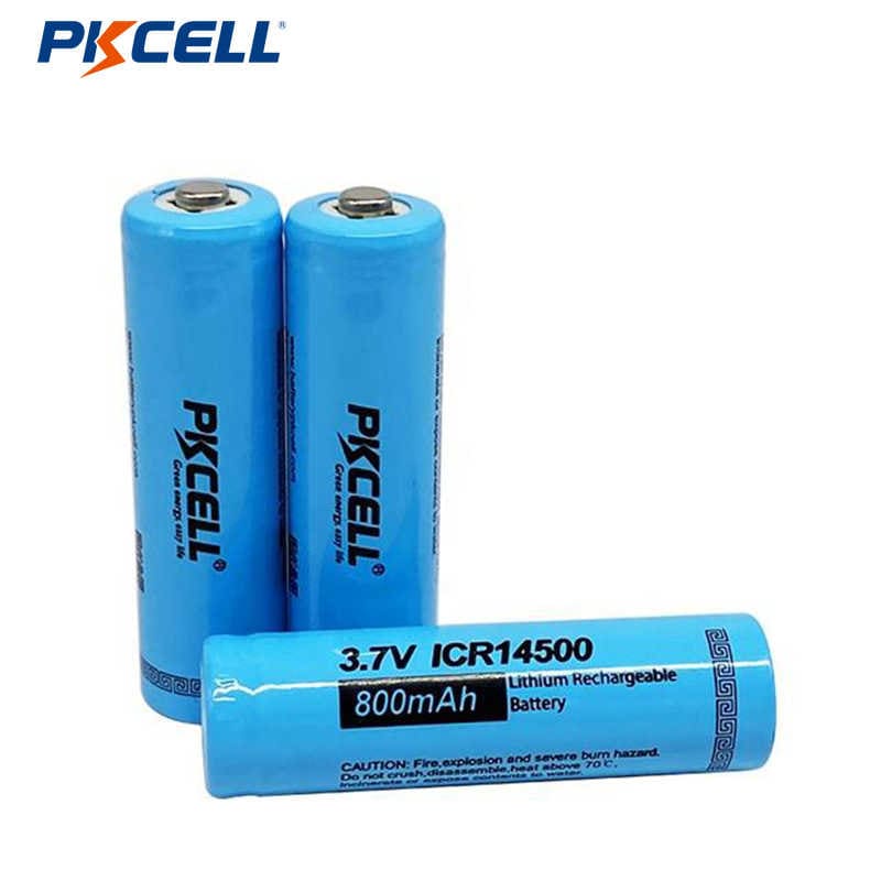 ICR14500 AA 3.7v 800mah Lithium Ion Rechargeable Battery For Power Tools 14500 600mah Li-Ion Batteries