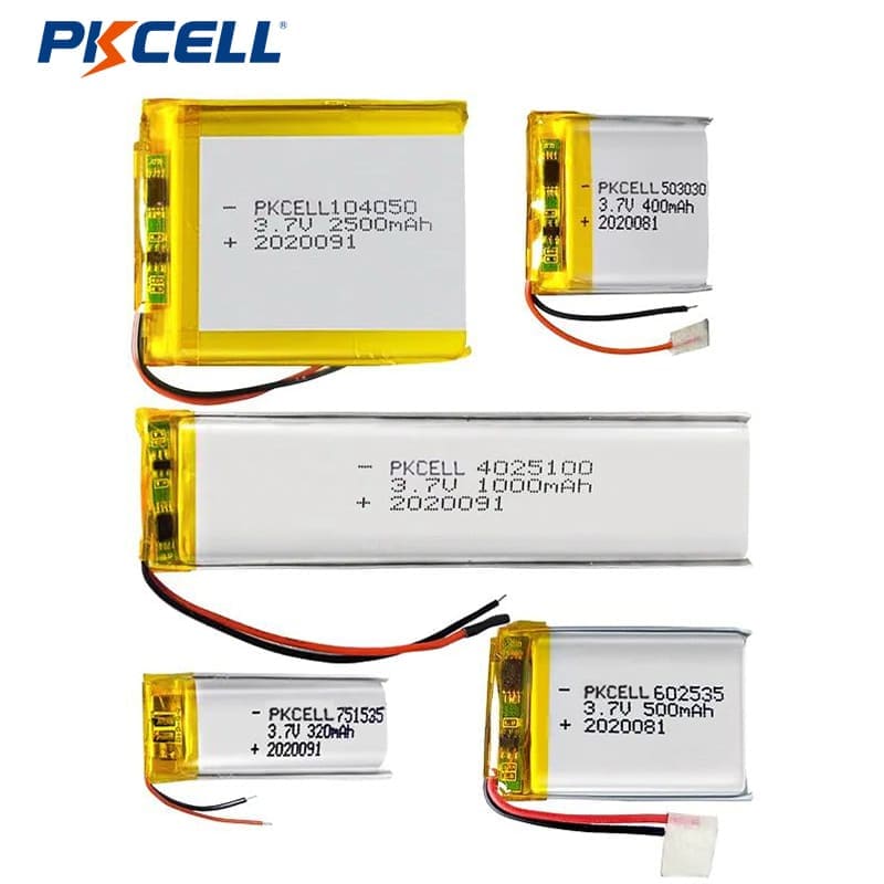 PKCELL 3.7V 100mAh 200mAh li-po 401230 Ultrathin Rechargeable Polymer Lithium ion Battery for Wireless Headset