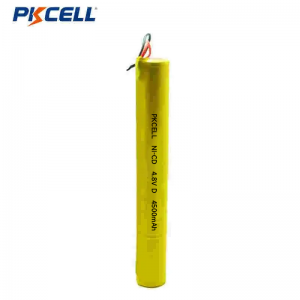 PKCELL NI-CD 4.8V D 4500mAh Rechargeable Battery Pack OEM/ODM