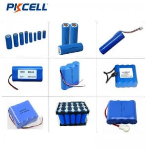 PKCELL 18650 3.7V 6600mAh 充電式リチウム電池パック