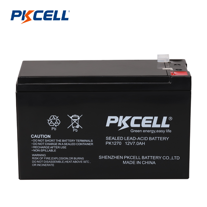 Fornecedor de bateria de chumbo-ácido PKCELL 12V 7.0AH