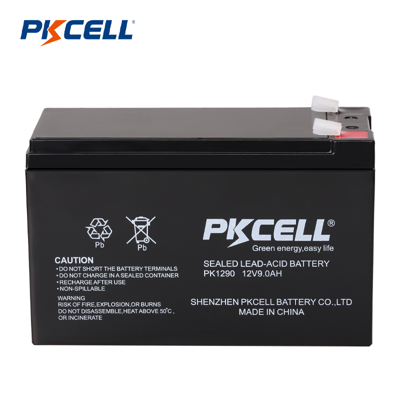 Доставчик на оловно-киселинна батерия PKCELL 12V 9.0AH