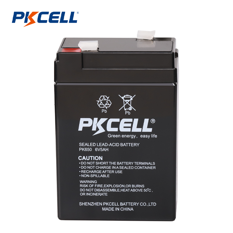 PKCELL 6V 5.0AH Lead Acid Battery Supplier
