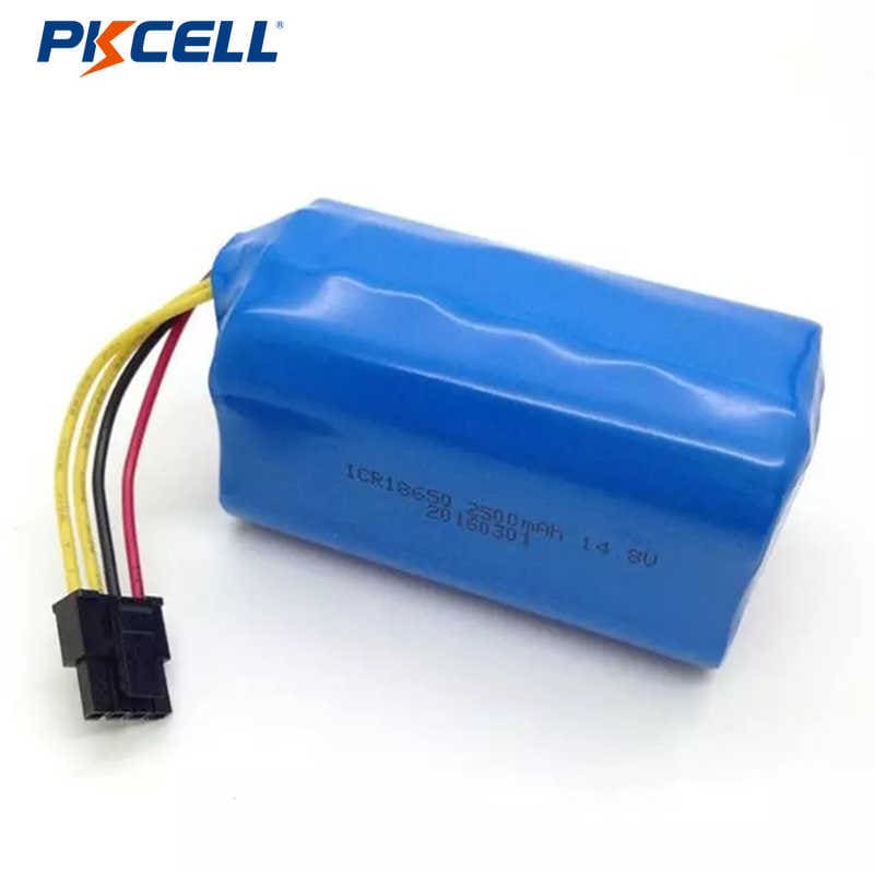 PKCELL 18650 14.8V 2500mAh batería de litio recargable...