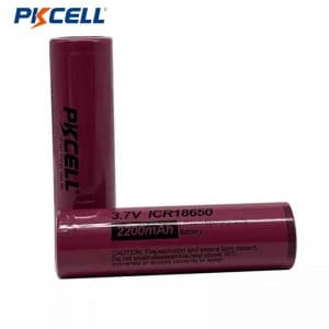 PKCELL 18650 3.7V 2200mAh Rechargeable Lithium Battery Cell