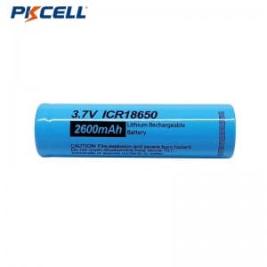 PKCELL 18650 3.7V 2600mAh Rechargeable Lithium Battery