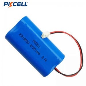 PKCELL 18650 3.7V 6700mAh Rechargeable Lithium Battery Pack