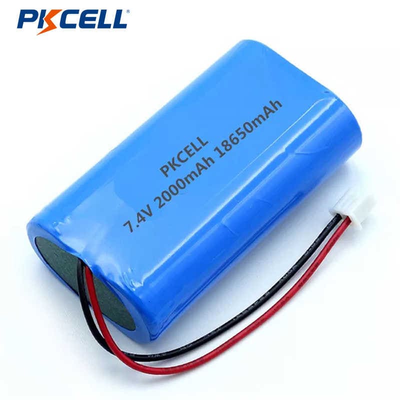 PKCELL 18650 7.2V 2000mAh Rechargeable Lithium Battery Pack Featured Image