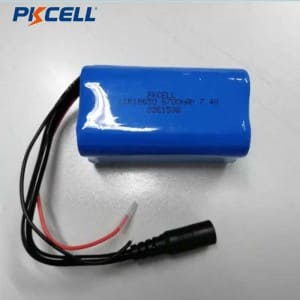 Bateria de lítio recarregável PKCELL 18650 7,4 V 6700 mAh