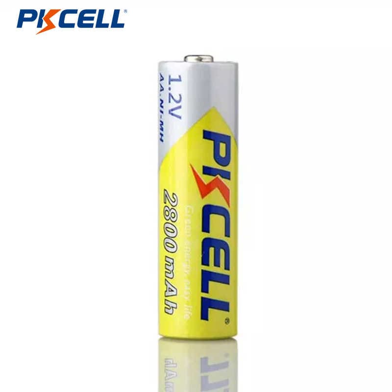 PKCELL Bateria recarregável Ni-Mh1.2v AA 2800mAh com potência extra