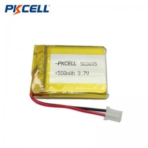 PKCELL 503035 3.7v 500mah Hot Selling Small Polymer Battery