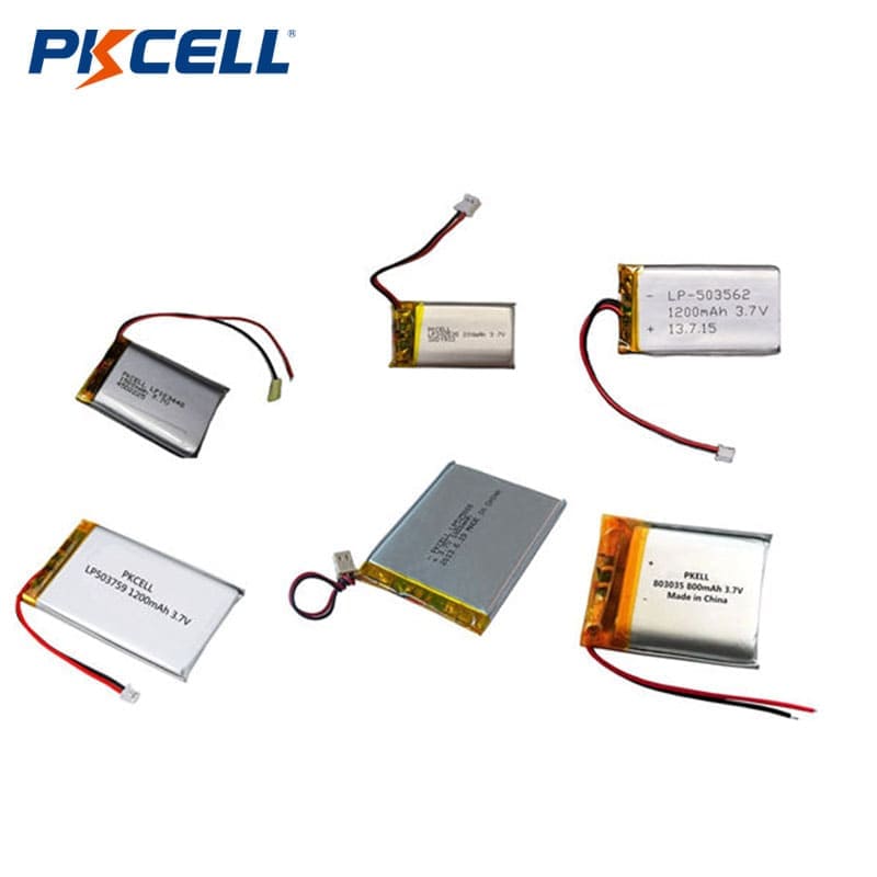 PKCELL Li-po 3.7V 100mAh 105mAh 140mAh 200mAh Fabricant de batterie au lithium-ion polymère