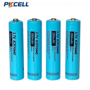 PKCELL ICR10440 3.7V 350mah Rechargeable Lithium Battery