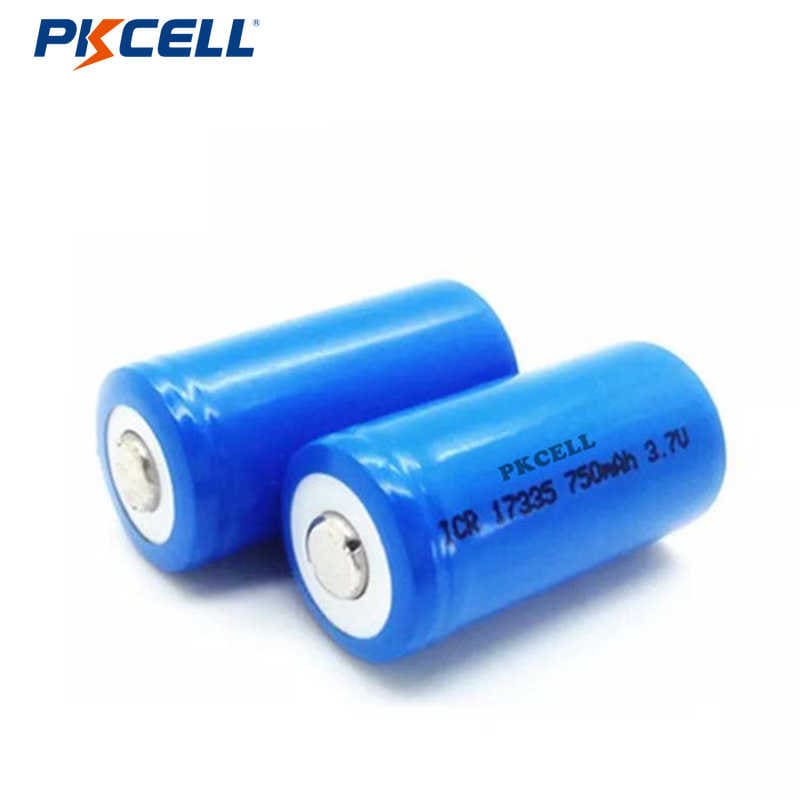 Bateria recarregável da substituição da bateria de íon de lítio de ICR17335 3.7v 750mAh