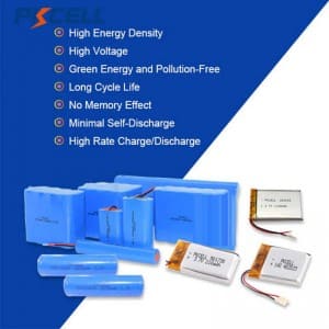 Batterie au lithium rechargeable PKCELL 18650 3,7 V 6600 mAh