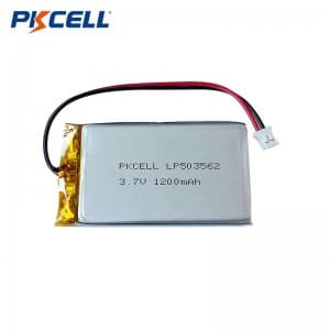 PKCELL 3.7v 1200mAh 503562 Li-poly Rechargeable Battery with PCM PCB Supplier