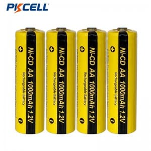 PKCELL NI-CD 1.2V AA 1000mAh Rechargeable Battery Industrial Battery