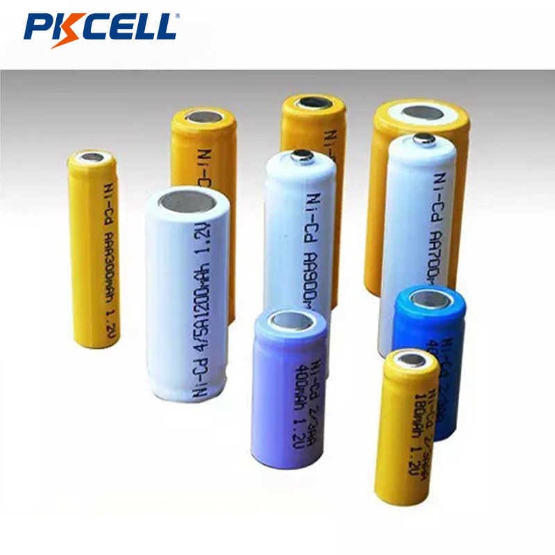 Bateria industrial recarregável da bateria de PKCELL NI-CD 1.2V AAA 400mAh